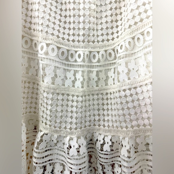 Diane Von Furstenberg “Tiana” White Tiered Midi Skirt - Picture 6 of 11